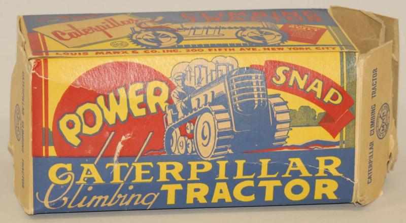 Appraisal: Marx Tin Litho Wind-Up Caterpillar Tractor Toy In original colorful