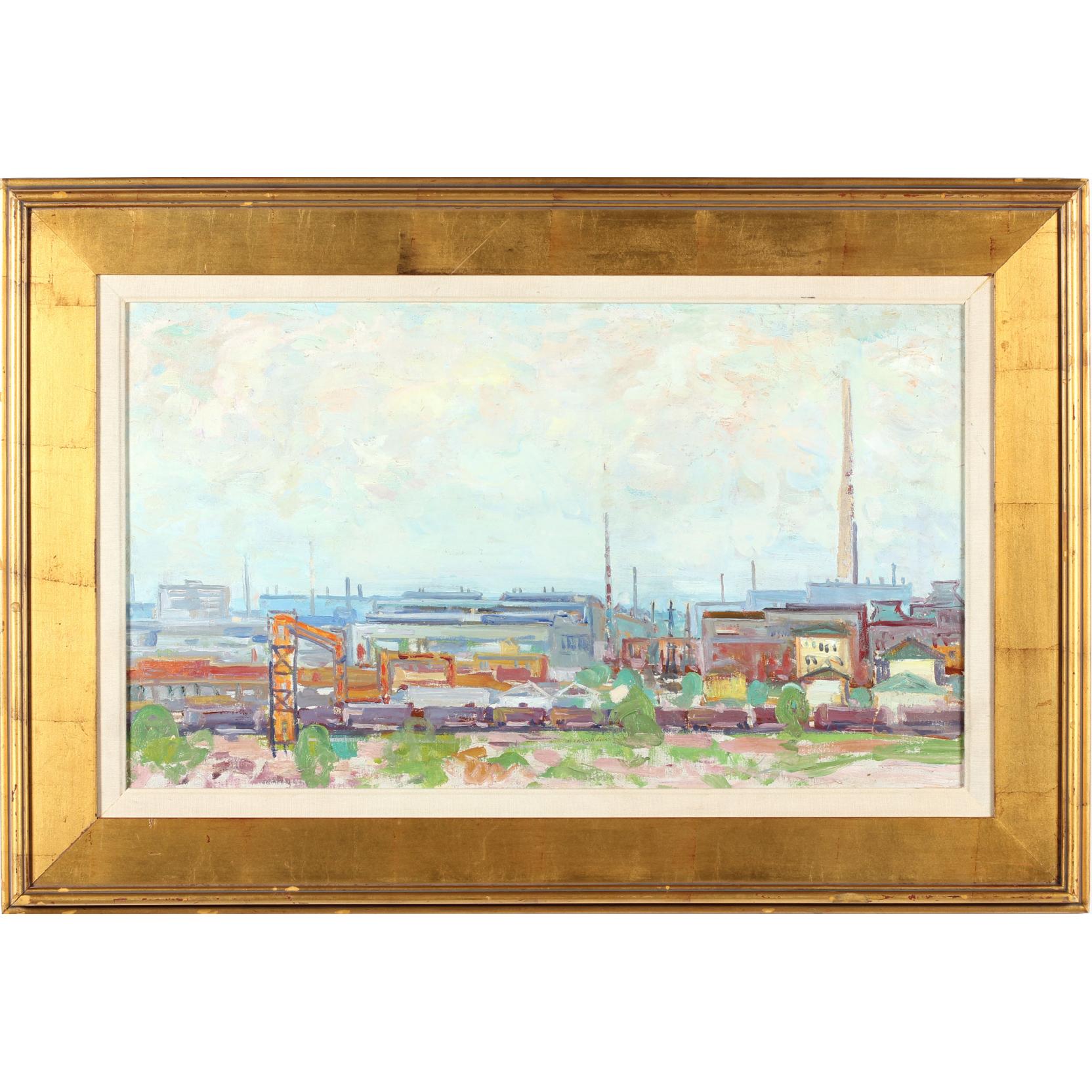 Appraisal: Gregori Kharin Russian - Industrial Ufa oil on canvas signed