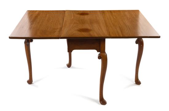 Appraisal: Sale Lot A Queen Anne Style Mahogany Drop-Leaf Table th