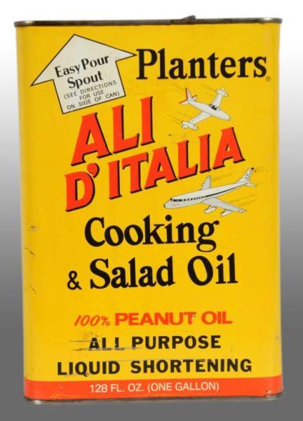 Appraisal: Planters Peanut Mr Peanut Ali D Italia Oil Tin Description