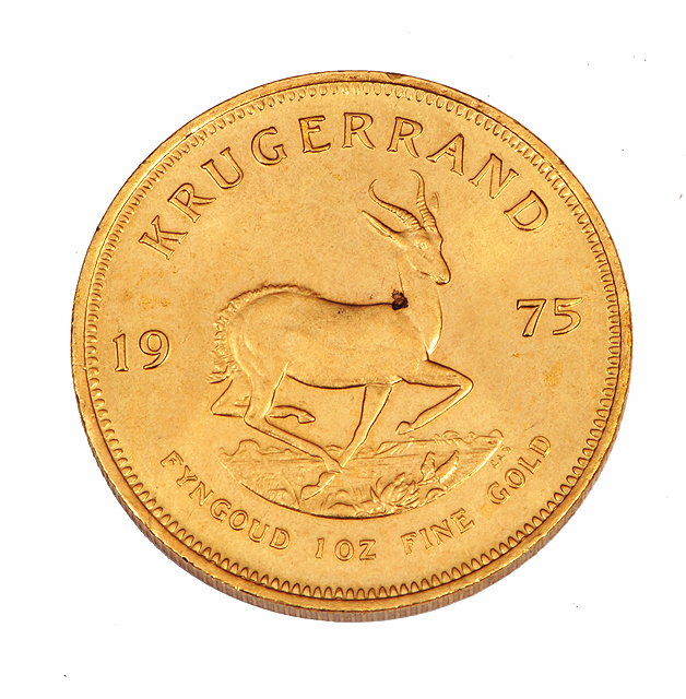 Appraisal: A SOUTH AFRICAN KRUGGERAND dated