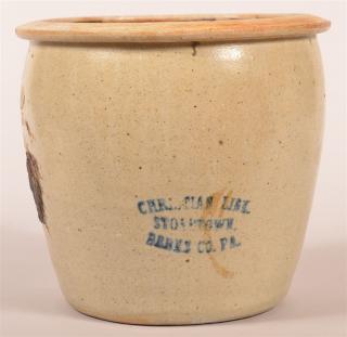 Appraisal: Christian Link Berks Co PA Stoneware Christian Link Stonetown Berks