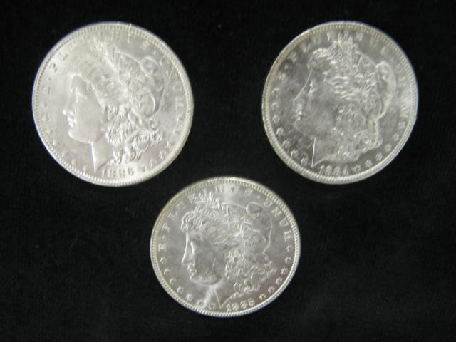 Appraisal: Morgan Silver Dollars uncirculated