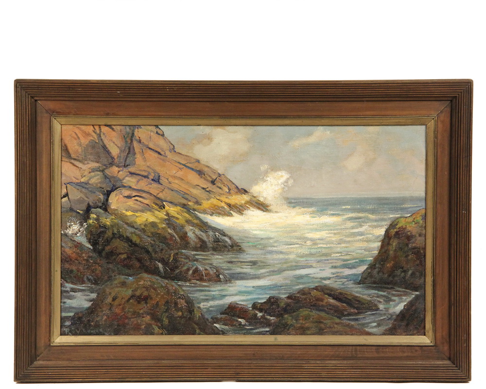 Appraisal: ROBERT VAN VORST SEWELL NY CA - - Rocky Coast