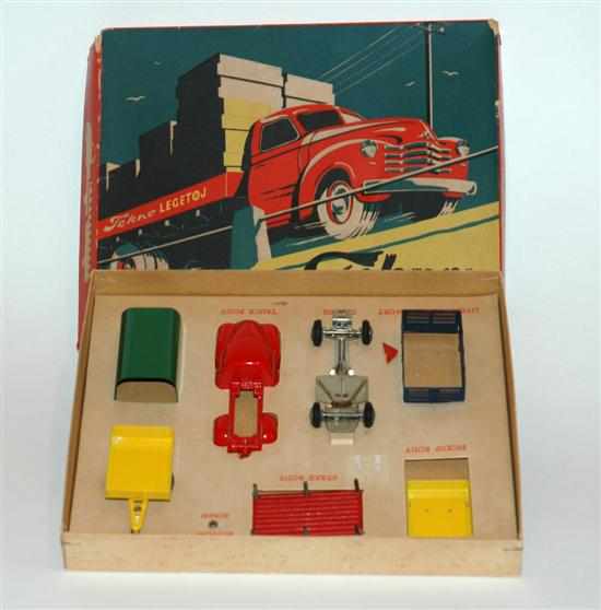 Appraisal: Tekno Junior Dodge Truck Assembly Set including red truck body