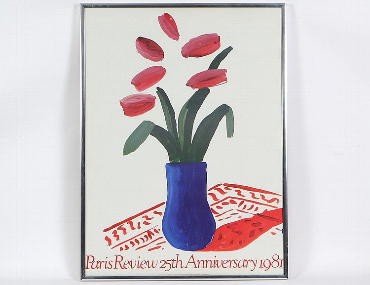 Appraisal: COLOR EXHIBITION POSTER BY DAVID HOCKNEY BORN Paris Review th