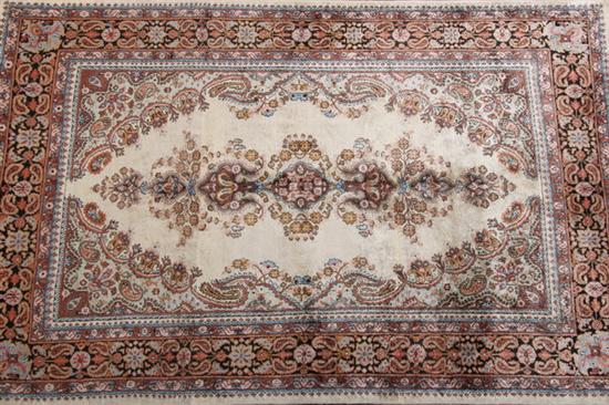 Appraisal: SILK CHINESE RUG - App ft in x ft in