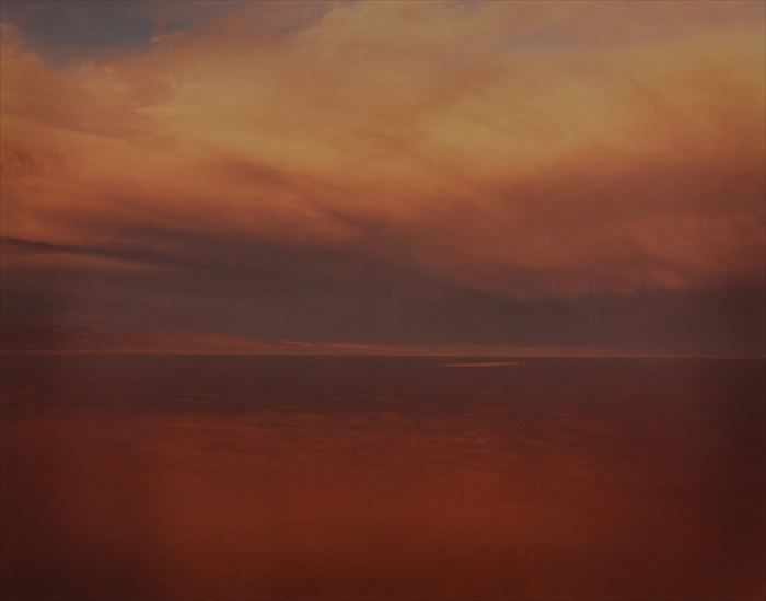 Appraisal: RICHARD MISRACH b SALTON SEA RED Ektacolor print x in