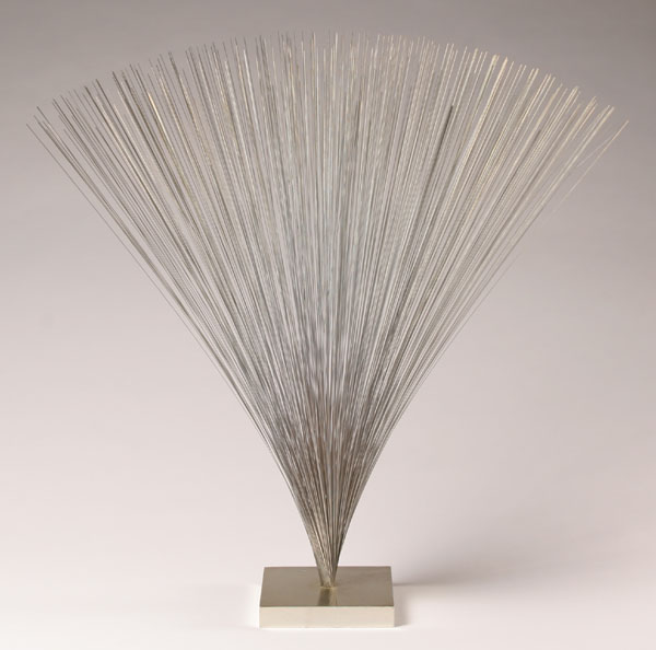 Appraisal: Style of Harry Bertoia American - stainless steel rod spray