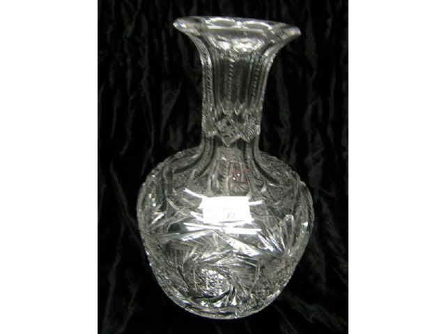 Appraisal: Brilliant Period Cut Glass Wine Carafe an outstanding example