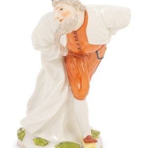 Appraisal: A Meissen Porcelain Figure of Pantaloon Circa bearing faint crossed