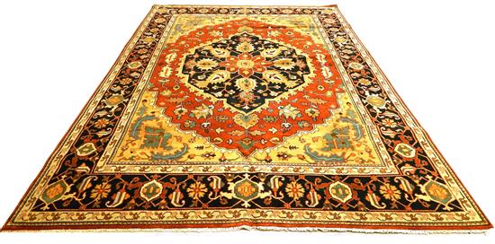 Appraisal: RUG Agra Serapi carpet '' x '' hand-made th -