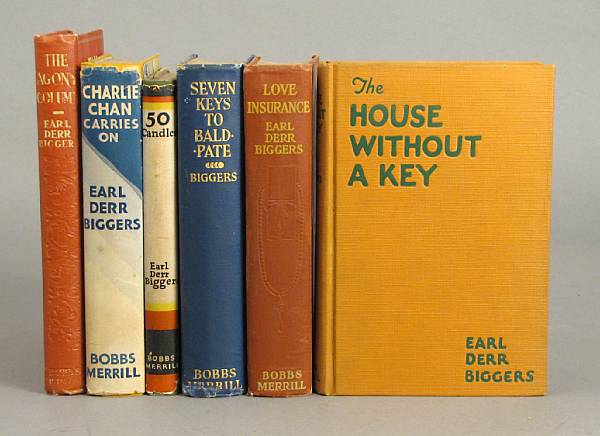 Appraisal: BIGGERS EARL DERR vols incl Charlie Chan Carries On Indianapolis