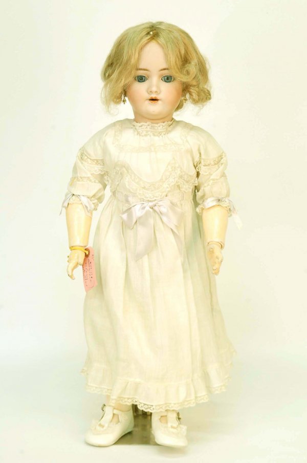 Appraisal: A Heinrich Handwerck bisque socket head child doll Fully jointed