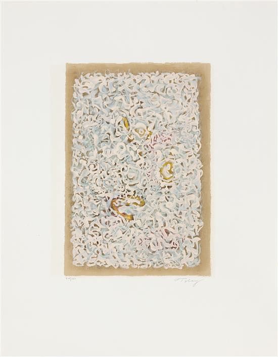 Appraisal: Mark Tobey American - Raissance of a Flower Mark Tobey