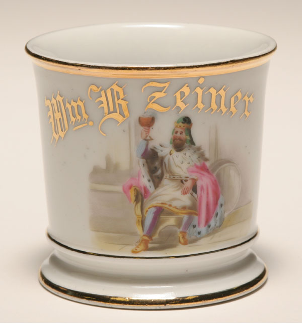 Appraisal: Occupational shaving mug King Gambrinus D C Good condition