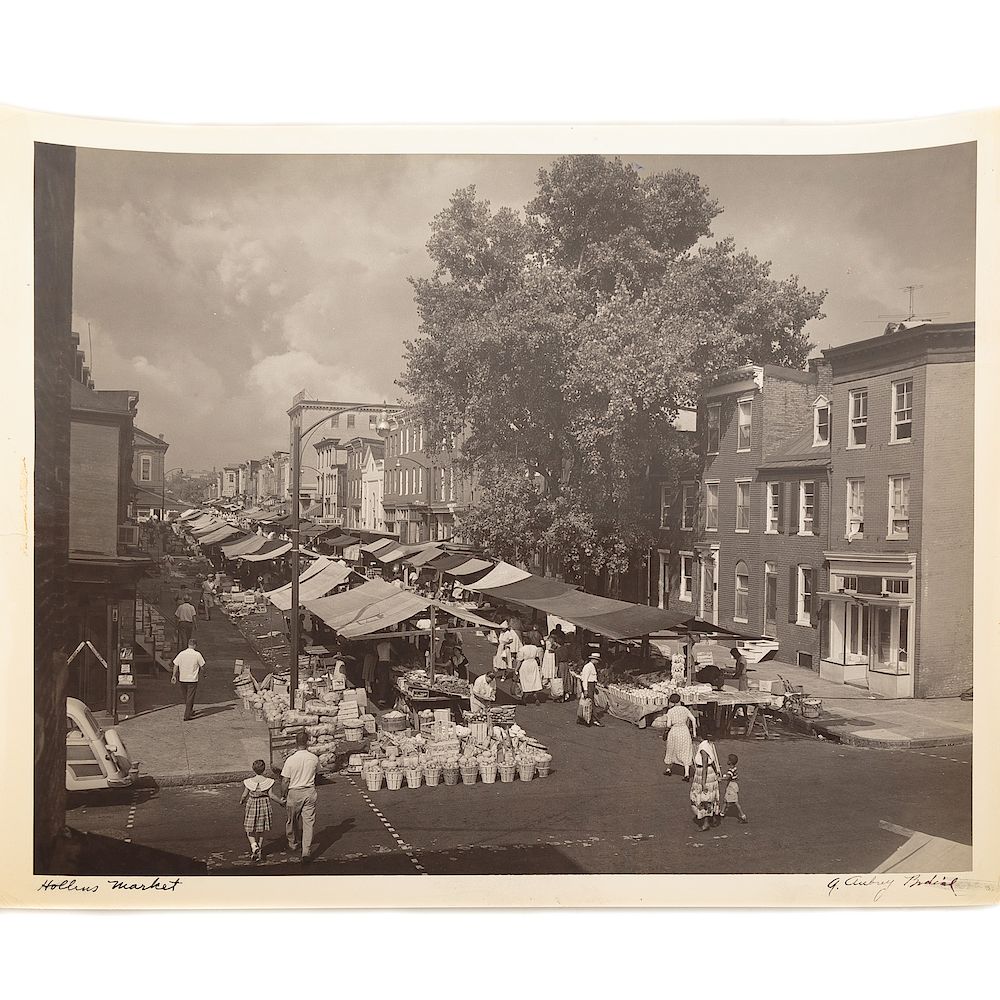 Appraisal: A Aubrey Bodine Hollins Market American - Gelatin silver print