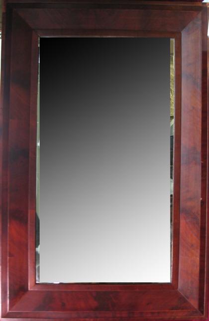 Appraisal: Empire mahogany framed mirrorH in W in