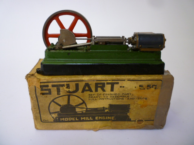 Appraisal: A Stuart factory built horizontal mill engine single cylinder non-reversing