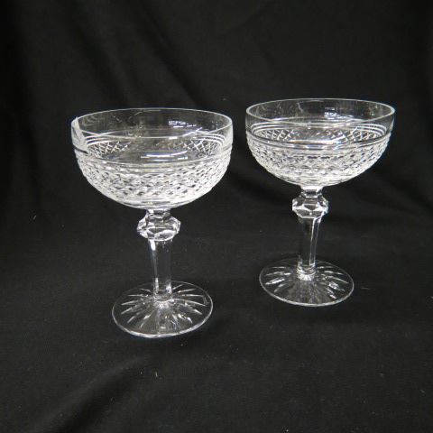 Appraisal: Waterford Cashel Cut Crystal Champagnes excellent cut bases