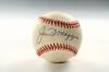 Appraisal: SIGNED BASEBALL - Joe DiMaggio signed American League ball fine