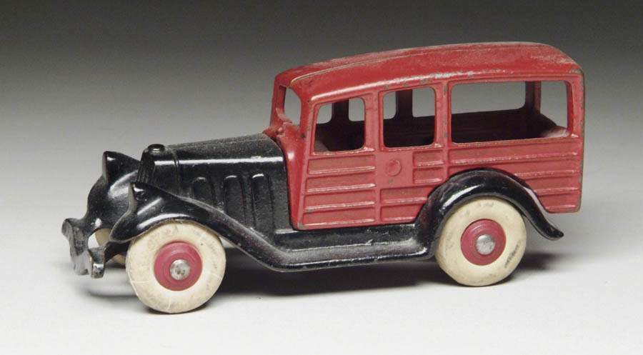 Appraisal: HUBLEY STATION WAGON WITH DETACHABLE BODY Woody wagon is red