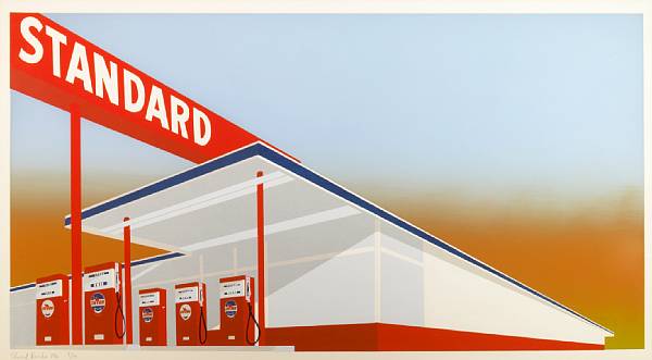 Appraisal: Property from various owners Standard Station E Screenprint in colors