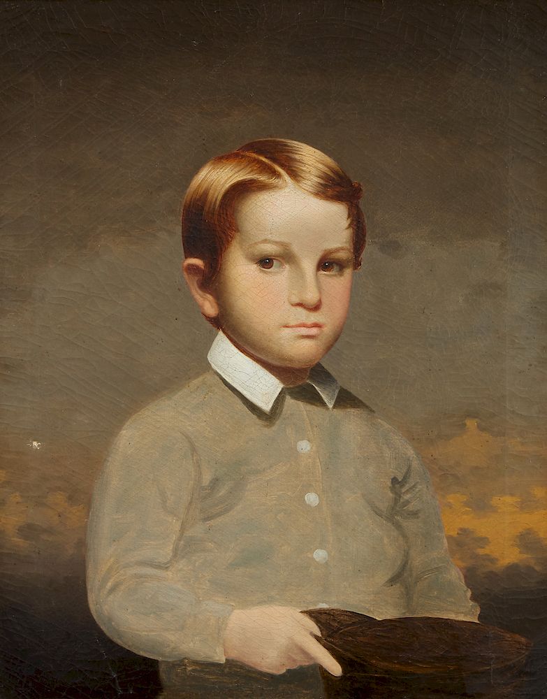 Appraisal: Cephas Thompson Portrait of Charles Frederick Tho Cephas Thompson -