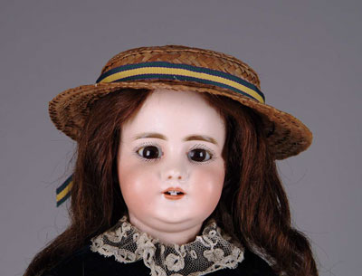 Appraisal: SIMON HALBIG CHARACTER DOLL A fine example of an early