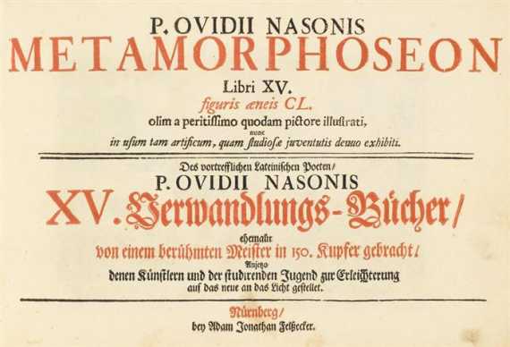 Appraisal: Ovidus Naso P ublius Metamorphoseon Libri XV Des vortrefflichen Lateinischen