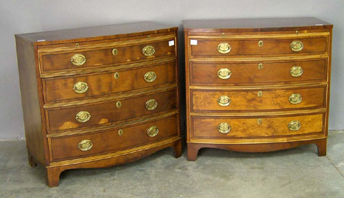 Appraisal: Pair of Baker bachelor's chests h w