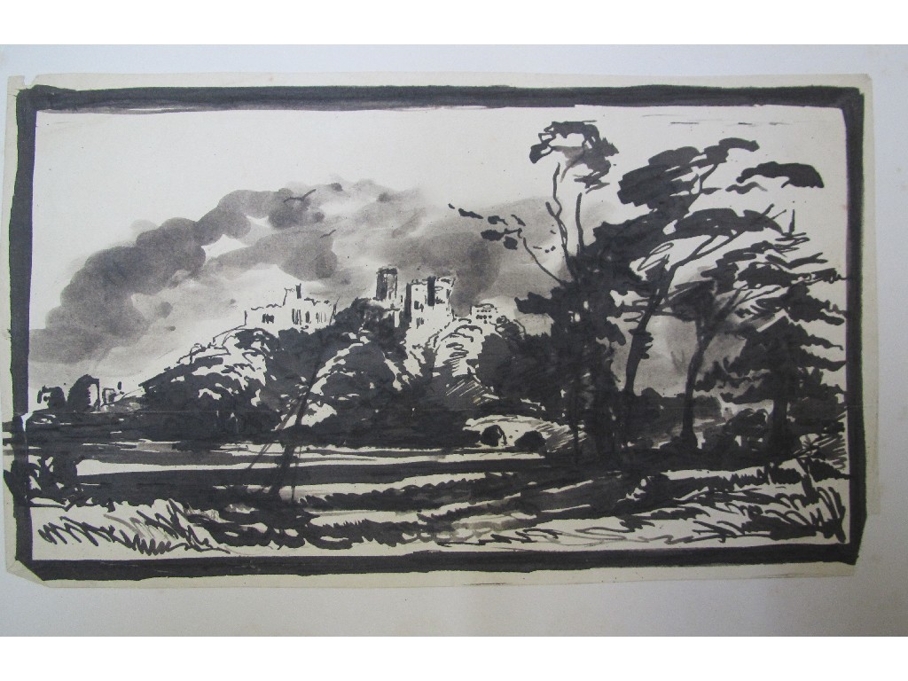 Appraisal: Stephen Gatty 'Drawings By' mostly pen ink landscapes of Britain