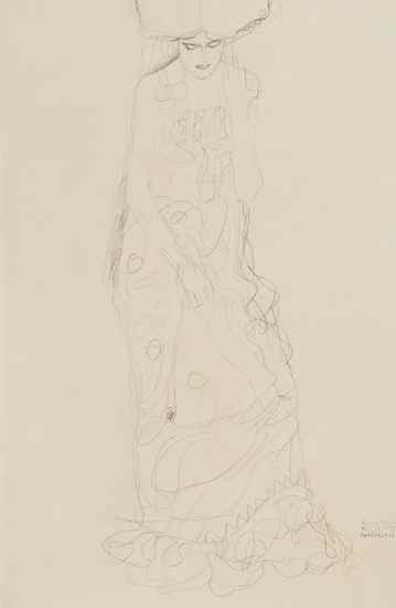 Appraisal: Gustav Klimt - after Twenty-five Drawings the portfolio comprising offset