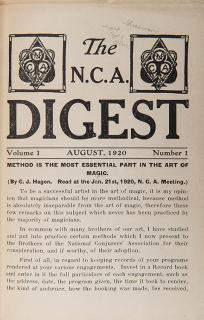 Appraisal: N C A Digest Charles Hagen V N Aug N