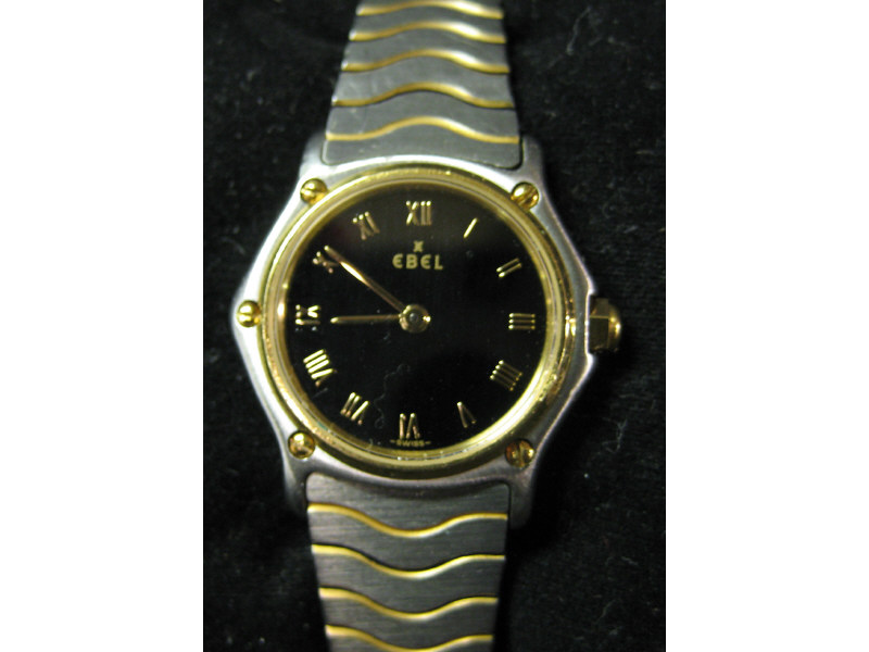 Appraisal: EBEL WATCH Lady's stainless steel with yellow gold trim with