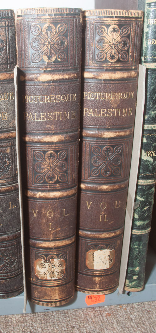 Appraisal: History Two Volumes of Picturesque Palestine New York D Appleton