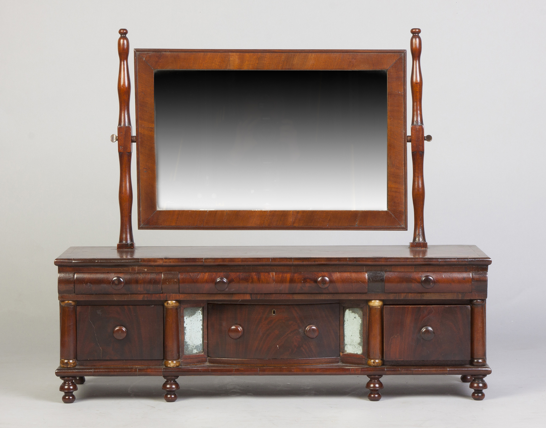 Appraisal: Empire Dressing Mirror in the shape of a Sideboard C