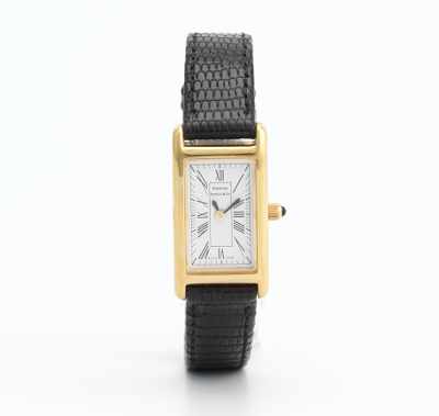 Appraisal: A Ladies' Tiffany Co Portfolio Watch Gold electroplated stainless steel