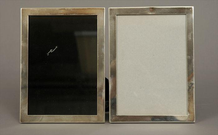 Appraisal: Two Tiffany Co Sterling Silver Picture Frames x in