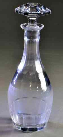 Appraisal: BAYEL FRENCH CRYSTAL DECANTERLovely pear-shaped crystal decanter '' h with