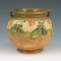 Appraisal: Roseville Dahlrose round vase Unmarked Very tight line to rim