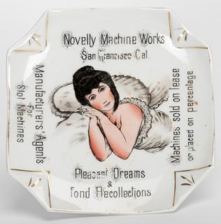 Appraisal: Erotic San Francisco Novelty Machine Works Ash Tray San Francisco