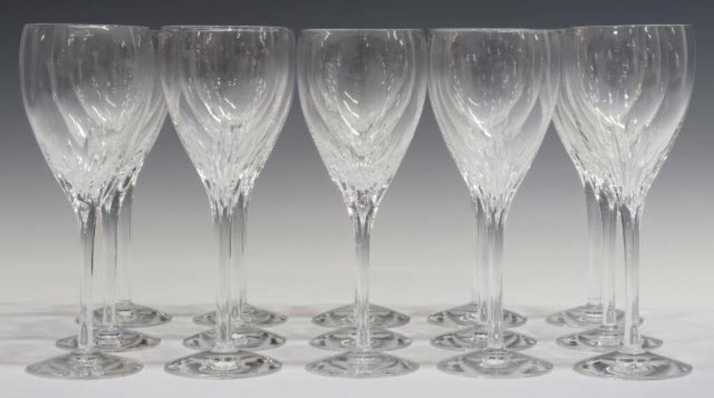 Appraisal: lot of Scottish cut crystal white wine glasses Edinburgh Crystal