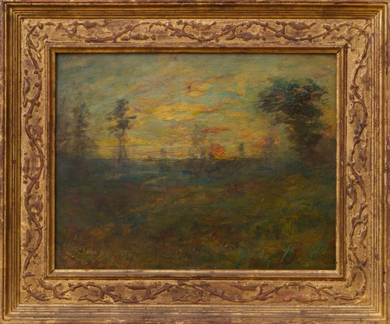 Appraisal: MARIA A'BECKET - LANDSCAPE Oil on board signed 'Maria A'Becket'