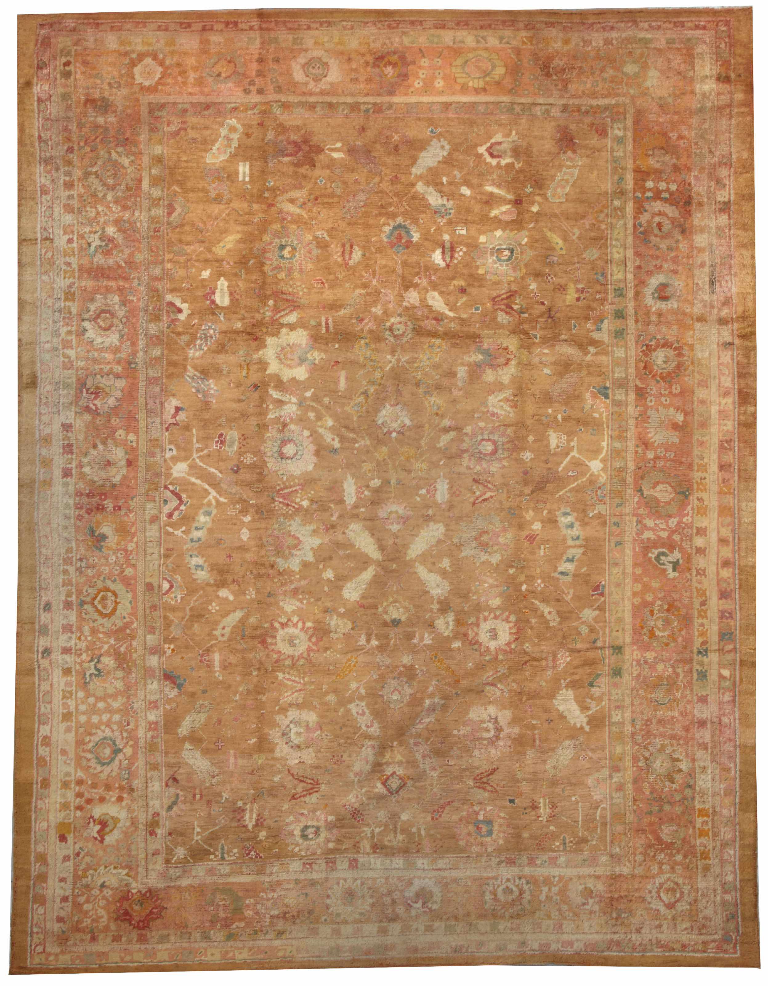 Appraisal: An Oushak carpet West Anatolialate th centurysize approximately ft in