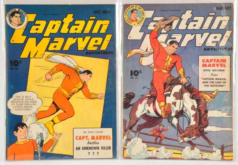 Appraisal: Lot of - Captain Marvel Comics Description This lot includes