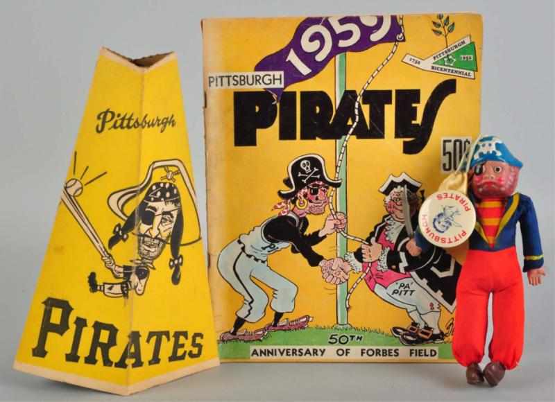 Appraisal: Lot of Pittsburgh Pirates s Memorabilia Description Includes a yearbook