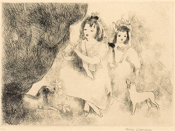 Appraisal: Marie Laurencin French - Les Enfants du Ch teau M