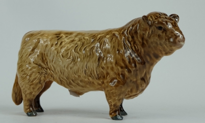 Appraisal: Beswick silver dun galloway bull C