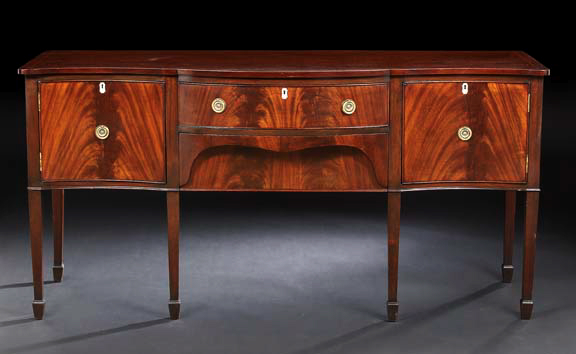 Appraisal: Edwardian Mahogany Sideboard ca in the George III style the